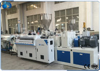Διπλή βιδών μηχανή κατασκευής σωλήνων PVC πλαστική, πλαστική μηχανή εξώθησης φύλλων
