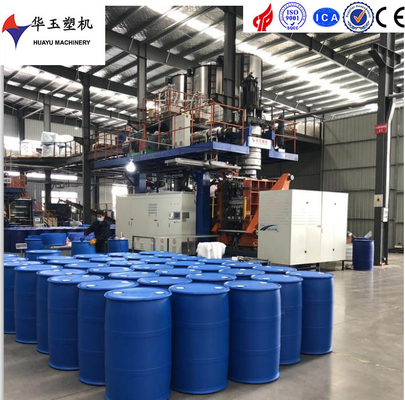 Χουαγιού 220L 1 στρώμα Double L Ring Drum πλήρως αυτόματη μηχανή πλαστικού χύτευσης