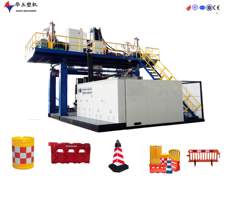 PLC Control System Road Barrier Blow Moulding Machine for 380V/50Hz Power Supply and Production